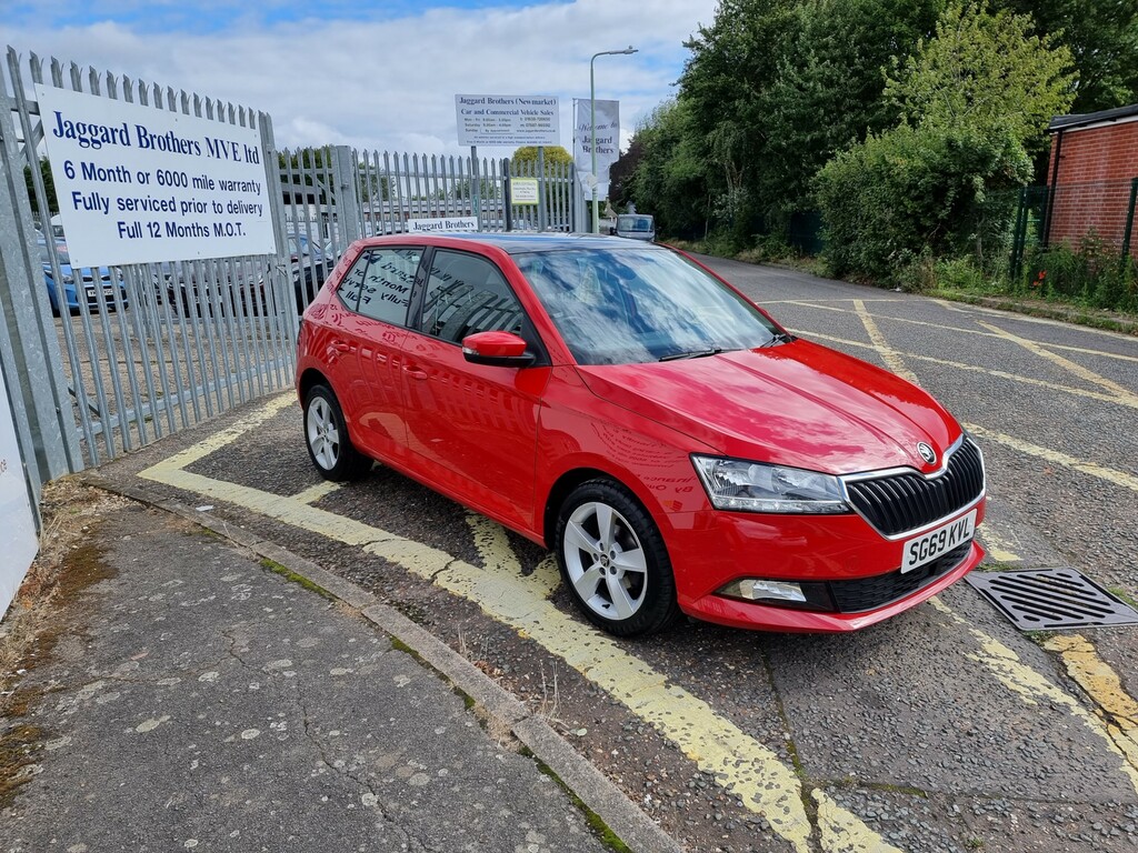 Skoda Fabia 1.0 Tsi Se L Hatchback Euro 6 S SG69KVL Red #2