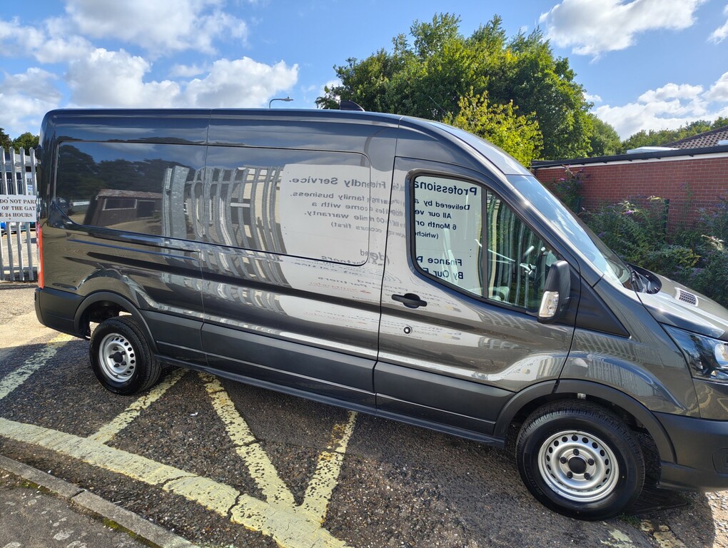 Ford Transit Custom 350 Leader Ecoblue Awd Lwb Medium Roof WV24YPX Grey #4