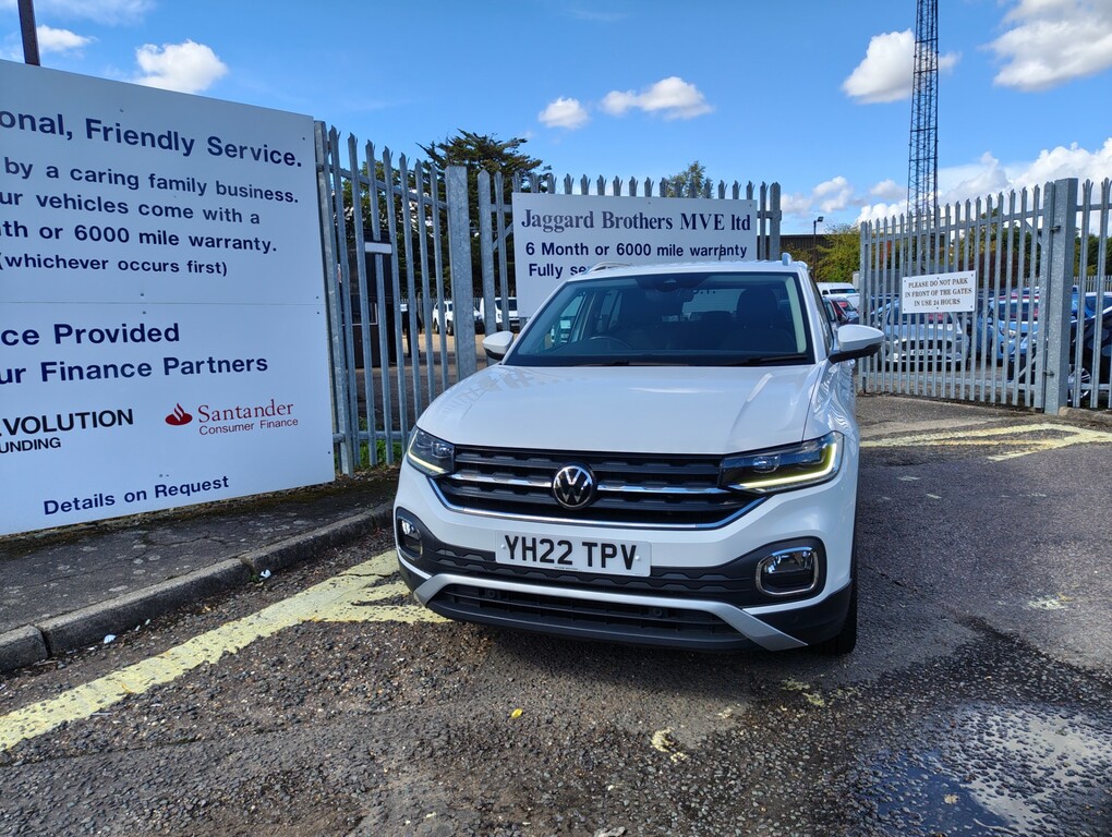 Volkswagen T-Cross Sel Tsi White