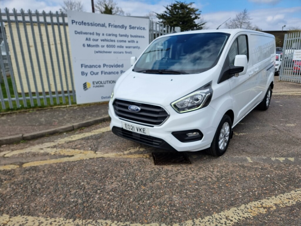 Ford Transit Custom 300 Limited Lwb EO21VKE White #2