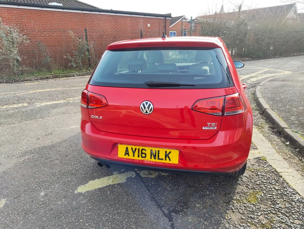 Volkswagen Golf Match Edition Tsi Dsg Bmt Red #5