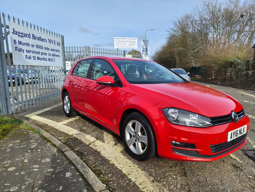 Volkswagen Golf Match Edition Tsi Dsg Bmt Red #2