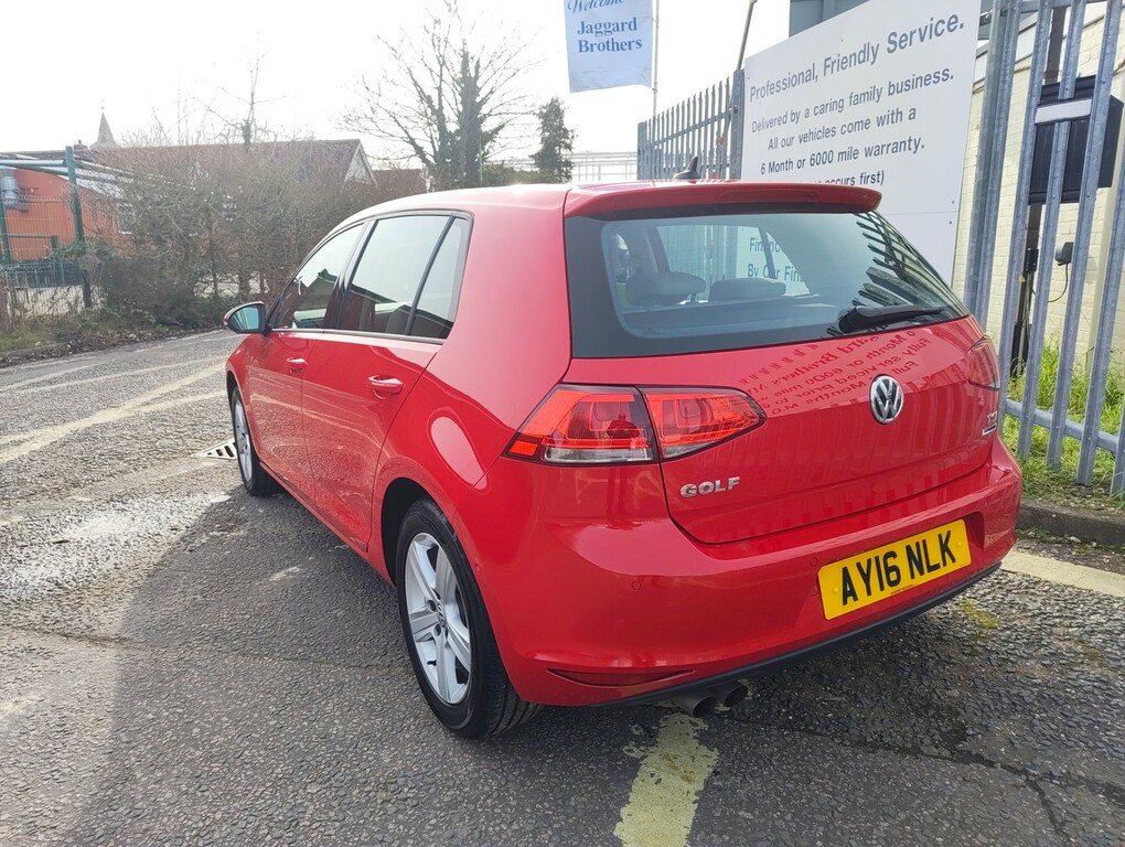 Volkswagen Golf Match Edition Tsi Dsg Bmt Red #3