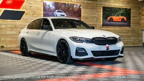 BMW 3 Series 2019 69 3.0 YA59XCG White #3