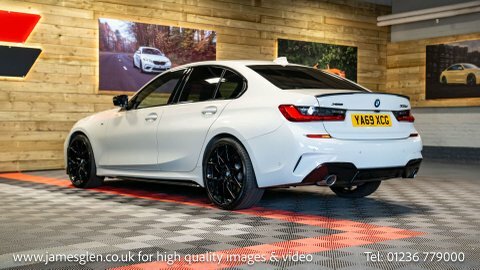 BMW 3 Series 2019 69 3.0 YA59XCG White #4