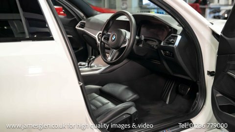 BMW 3 Series 2019 69 3.0 YA59XCG White #6