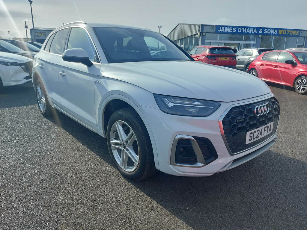 Audi Q5 40 Tdi Quattro S Line S Tronic SC24FYA White #2