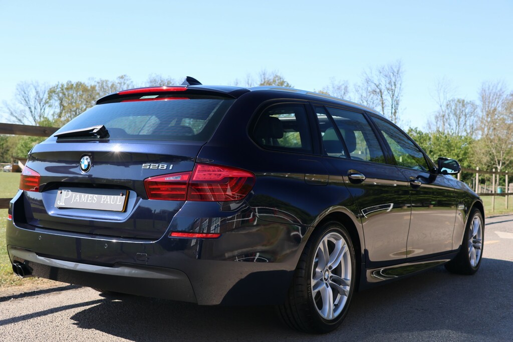 BMW 5 Series 2.0 528I M Sport Touring Euro 6 S Blue #3