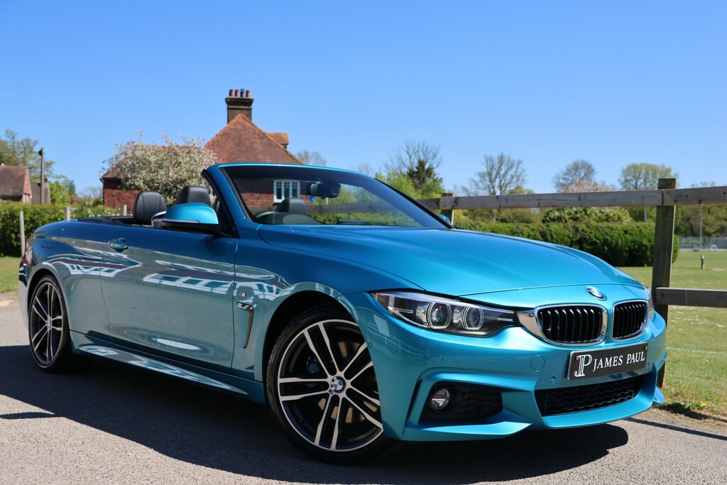 BMW 4 Series 2.0 Gpf M Sport Convertible Euro 6 Blue #4