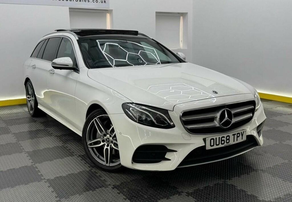Mercedes-Benz E Class 2.0 D Amg Line Premium G-tronic Euro 6 Ss OU68TPY White #5