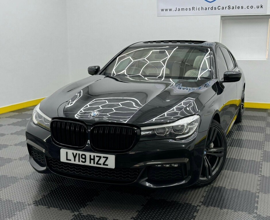 BMW 7 Series 3.0 M Sport Euro 6 Ss LY19HZZ Black #3