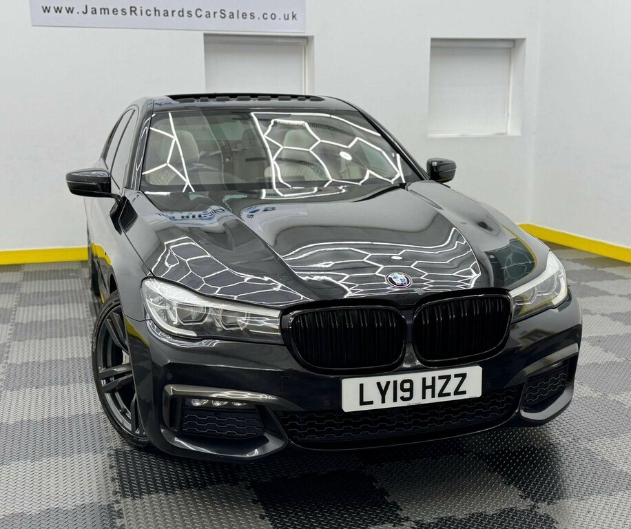 BMW 7 Series 3.0 M Sport Euro 6 Ss LY19HZZ Black #6