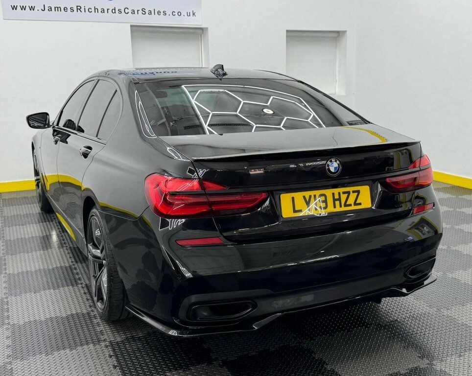 BMW 7 Series 3.0 M Sport Euro 6 Ss LY19HZZ Black #4