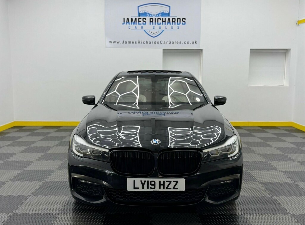 BMW 7 Series 3.0 M Sport Euro 6 Ss LY19HZZ Black #5