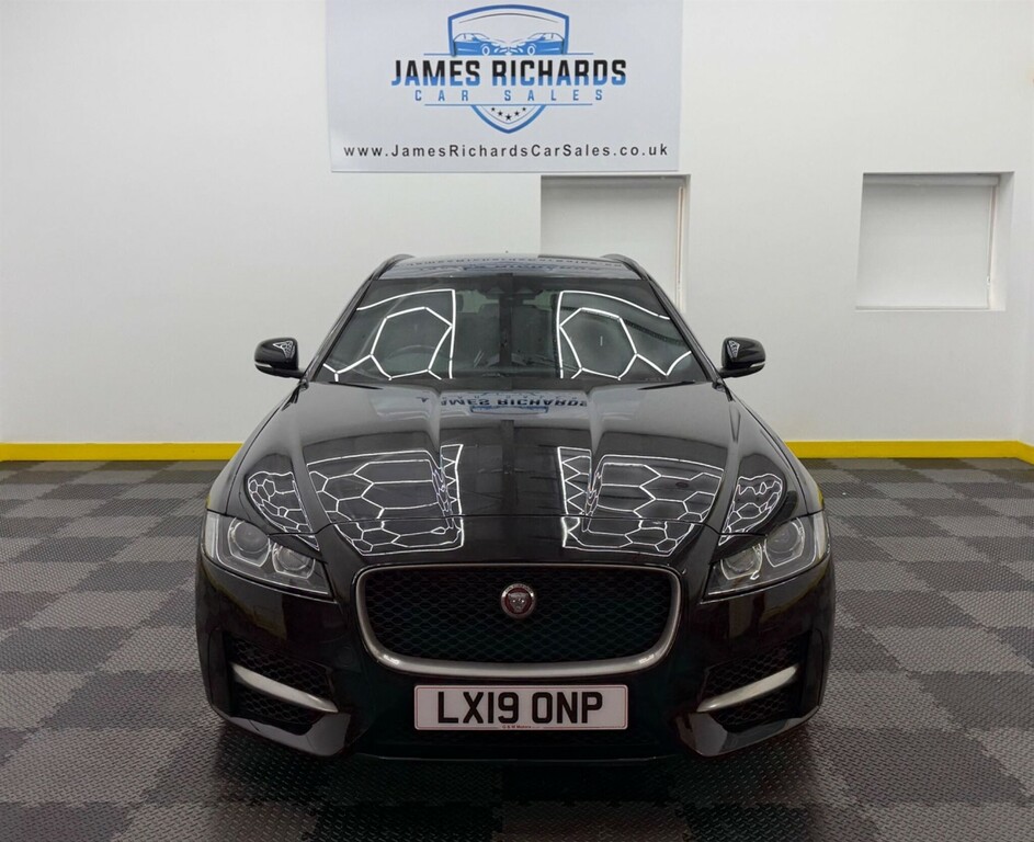 Jaguar XF 2.0D R-sport Sportbrake Euro 6 Ss LX19ONP Black #6