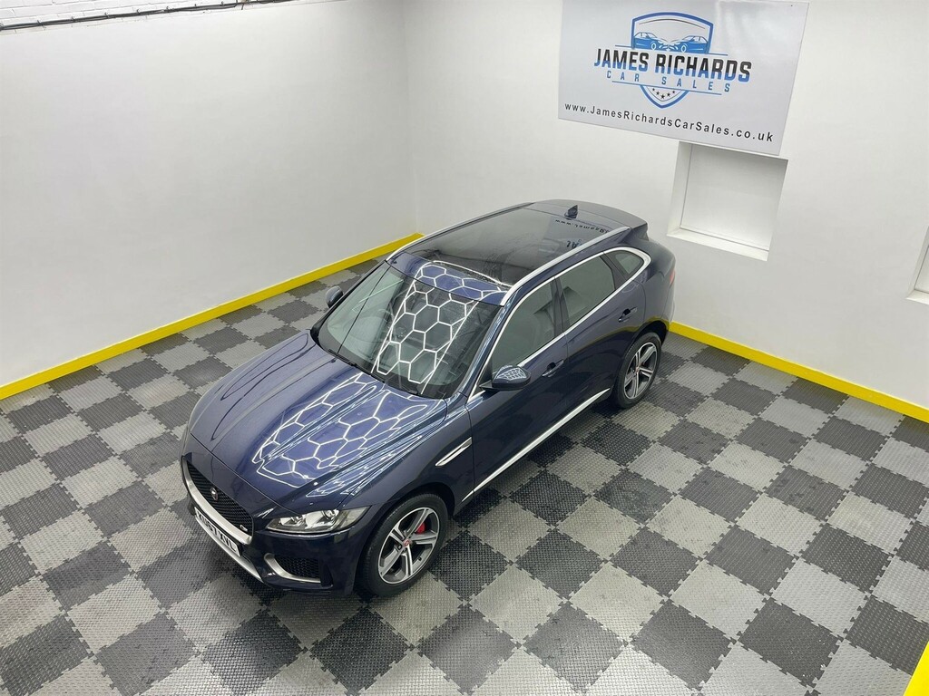 Jaguar F-Pace 3.0 D300 V6 S Awd Euro 6 Ss KU67XVL Blue #3