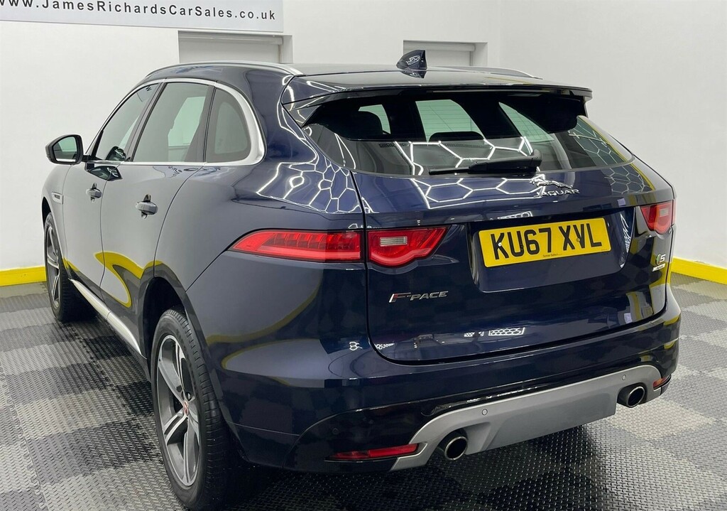 Jaguar F-Pace 3.0 D300 V6 S Awd Euro 6 Ss KU67XVL Blue #4