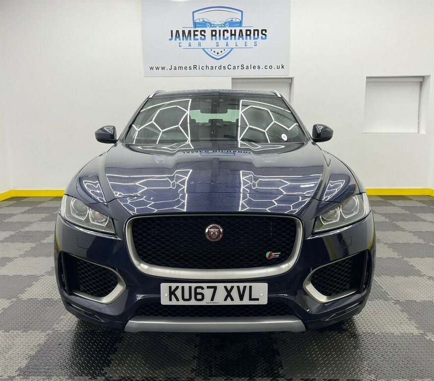 Jaguar F-Pace 3.0 D300 V6 S Awd Euro 6 Ss KU67XVL Blue #2