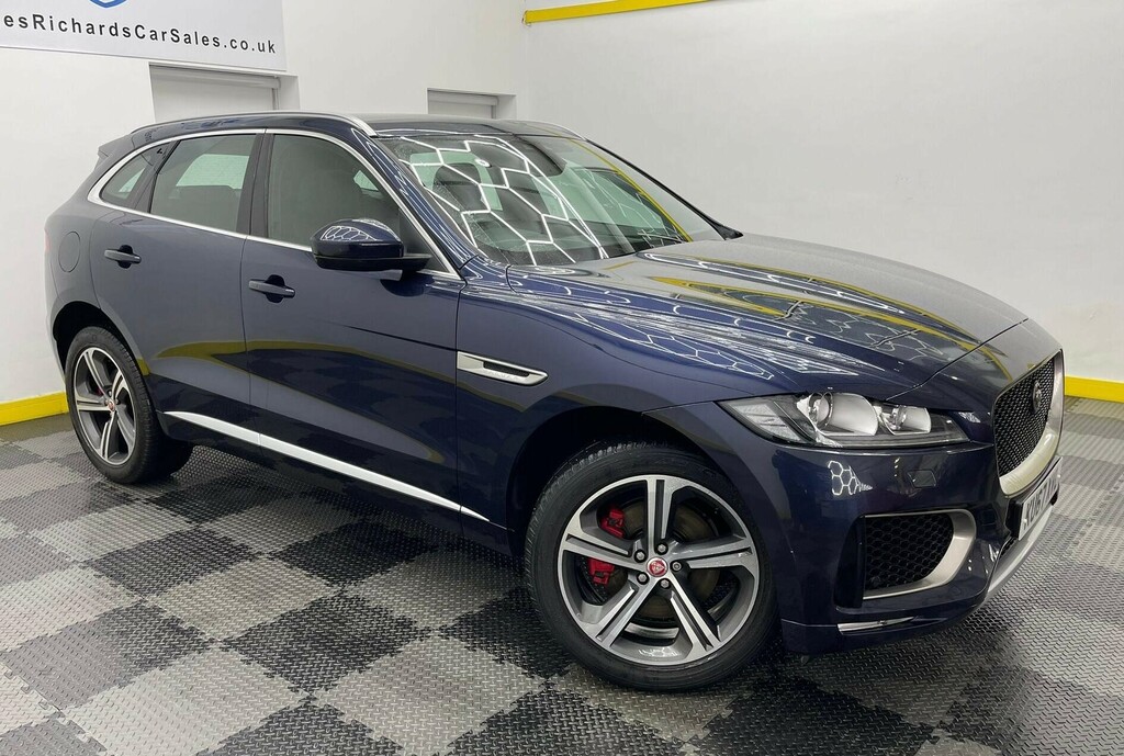 Jaguar F-Pace 3.0 D300 V6 S Awd Euro 6 Ss KU67XVL Blue #5