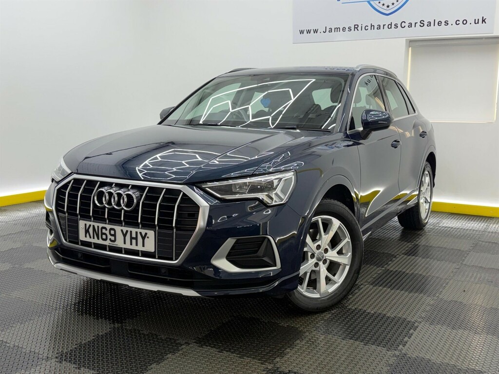 Audi Q3 2.0 Tdi 35 Sport S Tronic Euro 6 Ss KN69YHY Blue #3