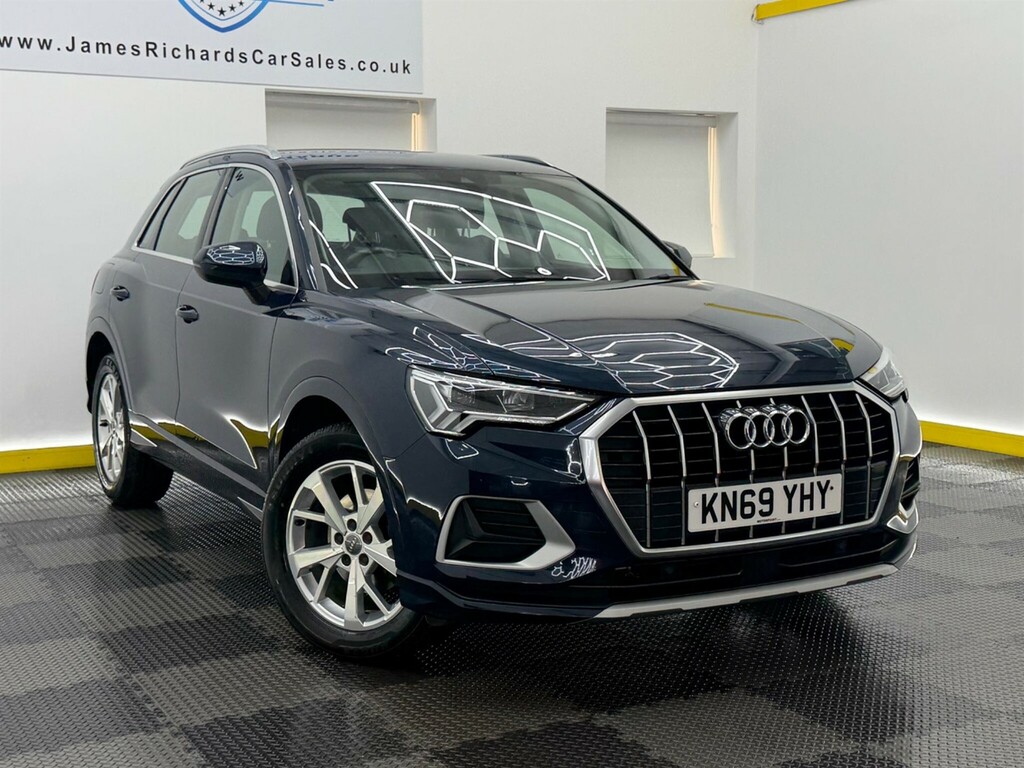 Audi Q3 2.0 Tdi 35 Sport S Tronic Euro 6 Ss KN69YHY Blue #5