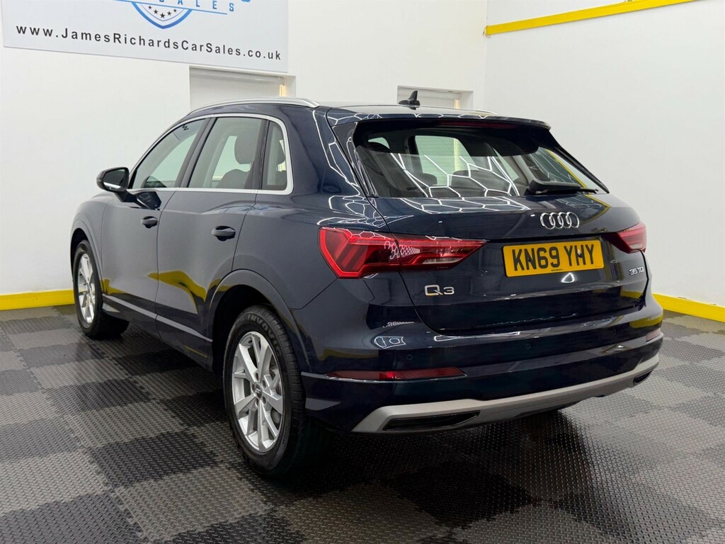Audi Q3 2.0 Tdi 35 Sport S Tronic Euro 6 Ss KN69YHY Blue #4
