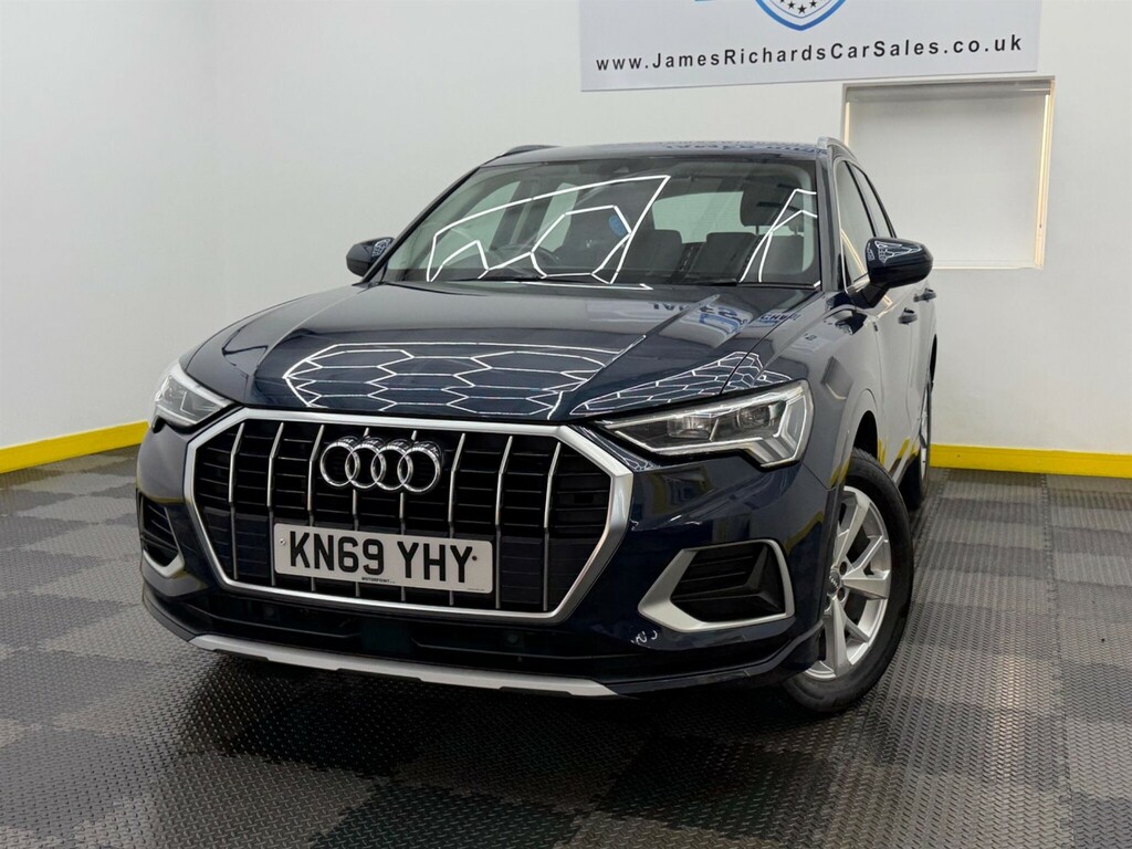 Audi Q3 2.0 Tdi 35 Sport S Tronic Euro 6 Ss KN69YHY Blue #2