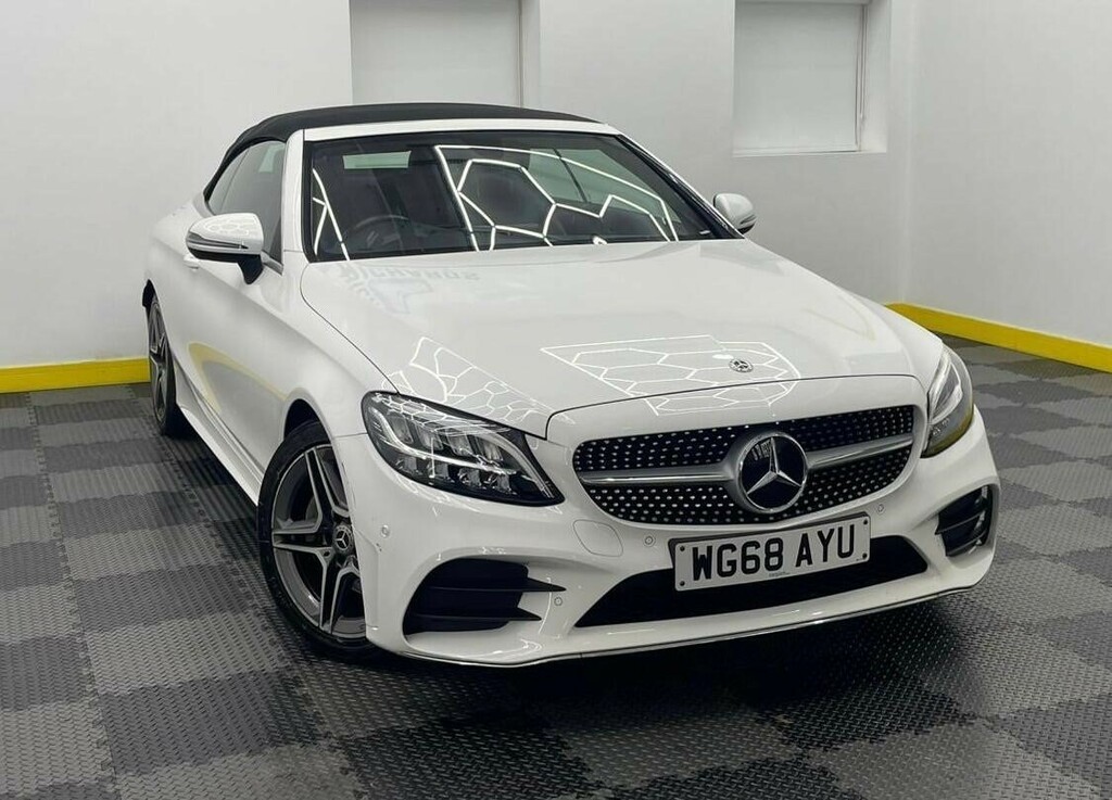Mercedes-Benz C Class 1.5 Mhev Amg Line Cabriolet G-tronic Euro 6 Ss White