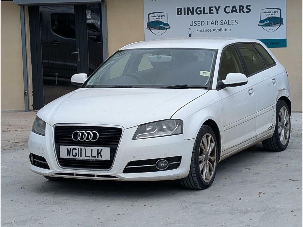 Audi A3 2.0 Tdi Sport Sportback Euro 5 S S White