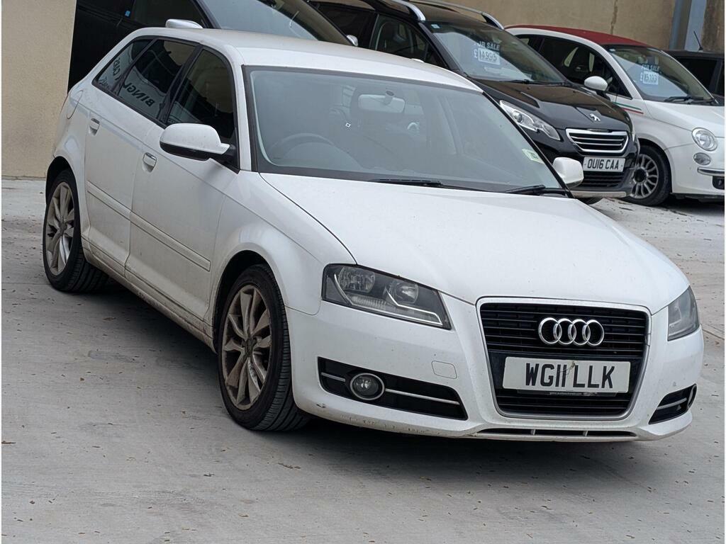 Audi A3 2.0 Tdi Sport Sportback Euro 5 S S White #2