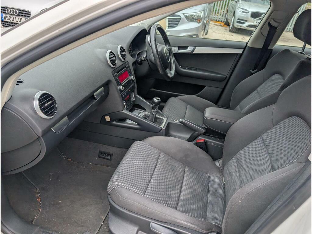 Audi A3 2.0 Tdi Sport Sportback Euro 5 S S White #6