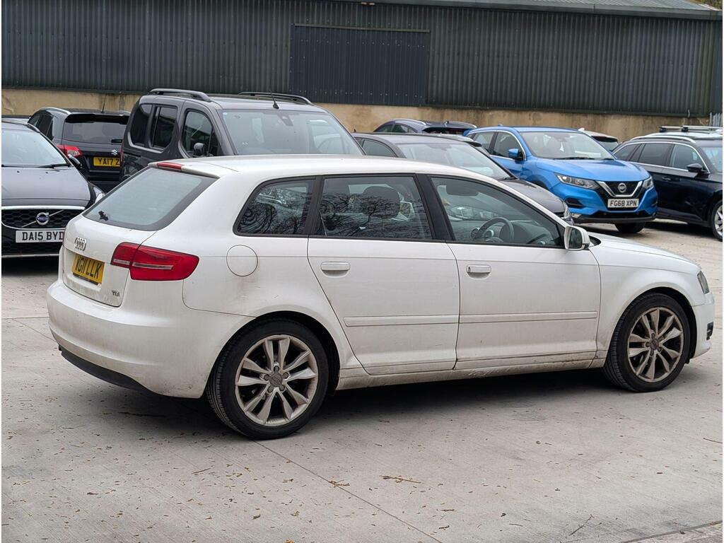Audi A3 2.0 Tdi Sport Sportback Euro 5 S S White #3