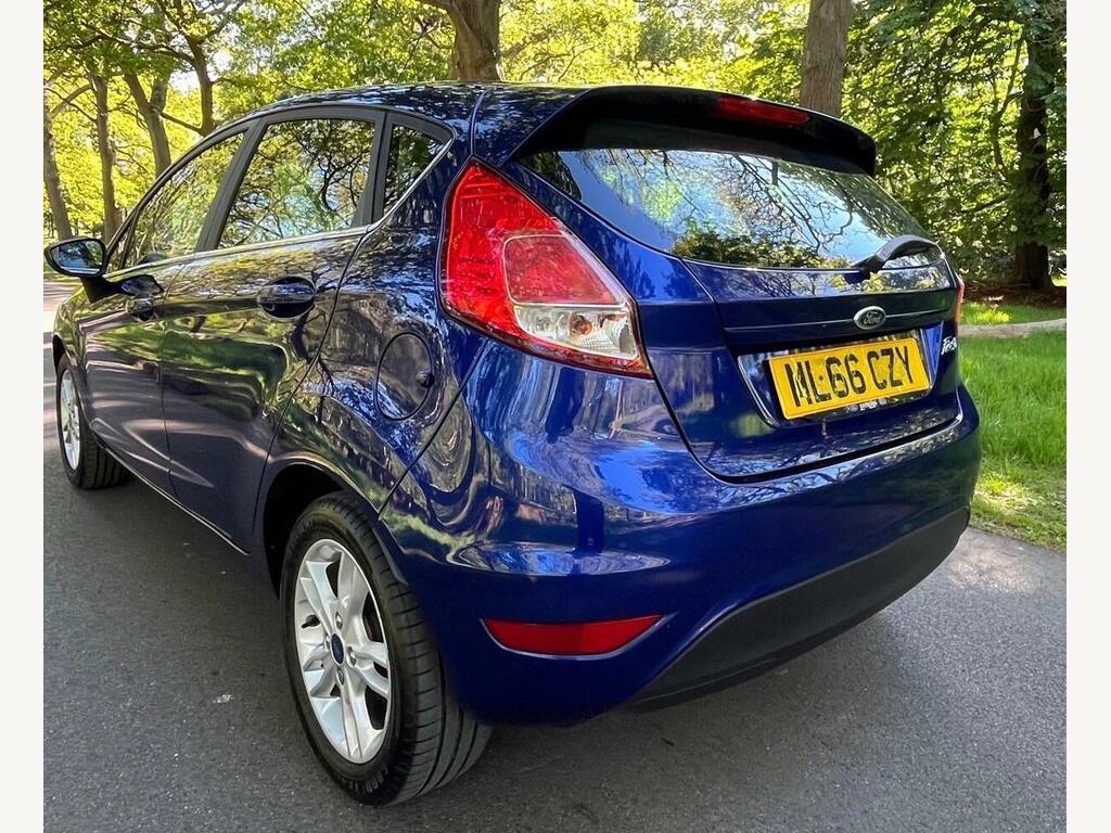 Ford Fiesta 1.25 Zetec Euro 6 ML66CZY Blue #5