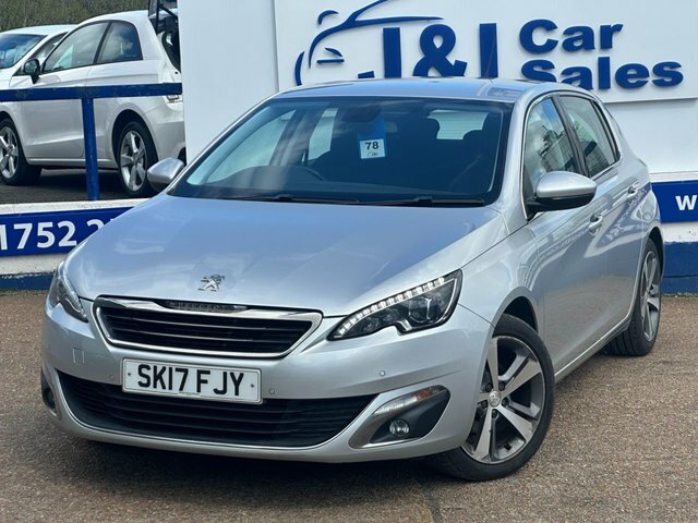 Peugeot 308 1.2 Puretech Allure Hatchback Eu SK17FJY Silver #2
