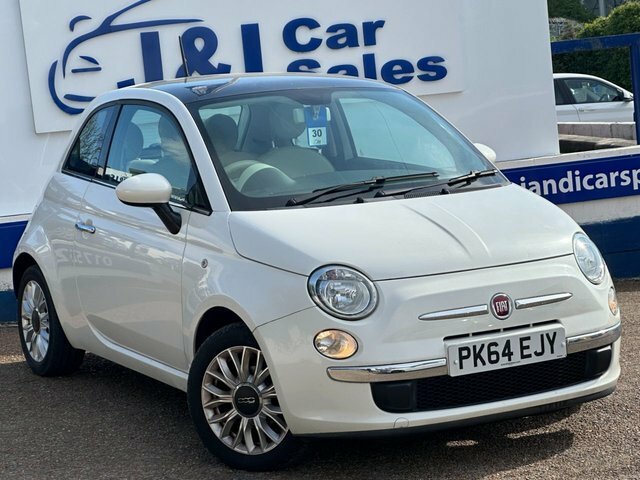 Fiat 500 1.2 Lounge Hatchback Euro 6 S S White