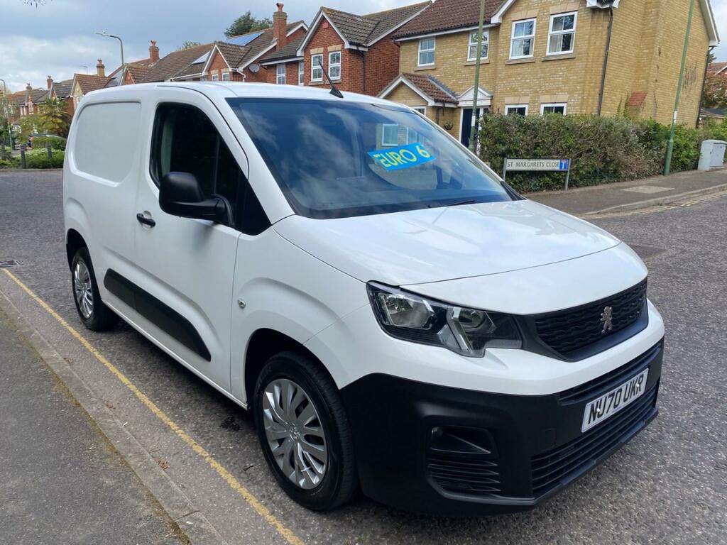 Peugeot Partner 1000 1.5 Bluehdi 100 Professional Van White