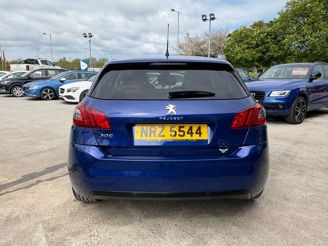Peugeot 308 Bluehdi Allure Hatchback NRZ5544 Blue #3