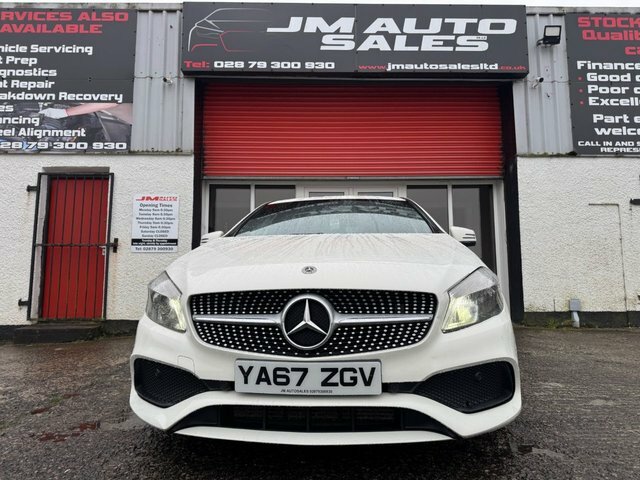 Mercedes-Benz A Class 1.5 A180d Amg Line Hatchback 7G-dct Eur YA67ZGV White #3