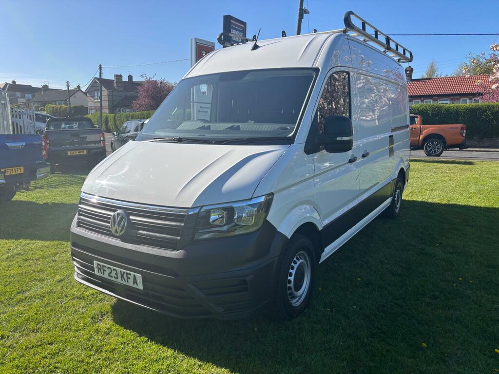 Volkswagen Crafter 2.0 Tdi Cr35 Startline Fwd Mwb High Roof Euro 6 S RF23KFA White #3
