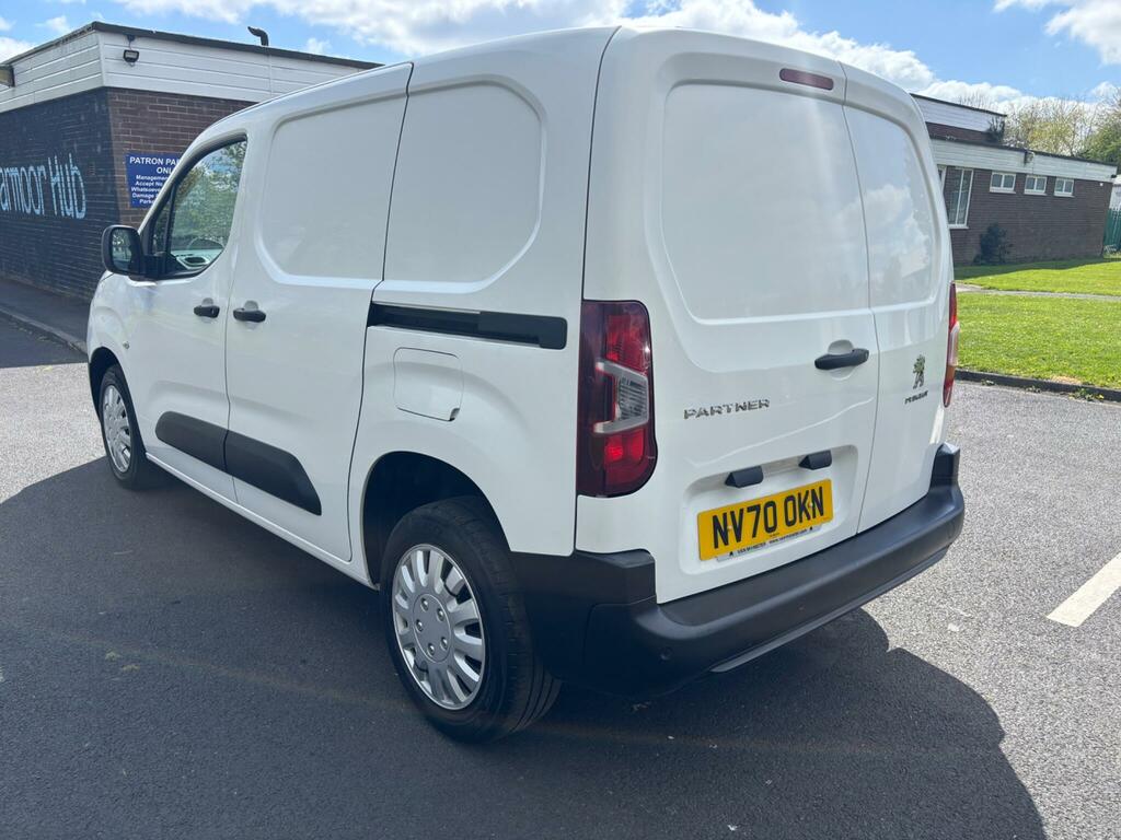 Peugeot Partner 1.5 Bluehdi 1000 Professional Standard Panel Van S NV70OKN White #5