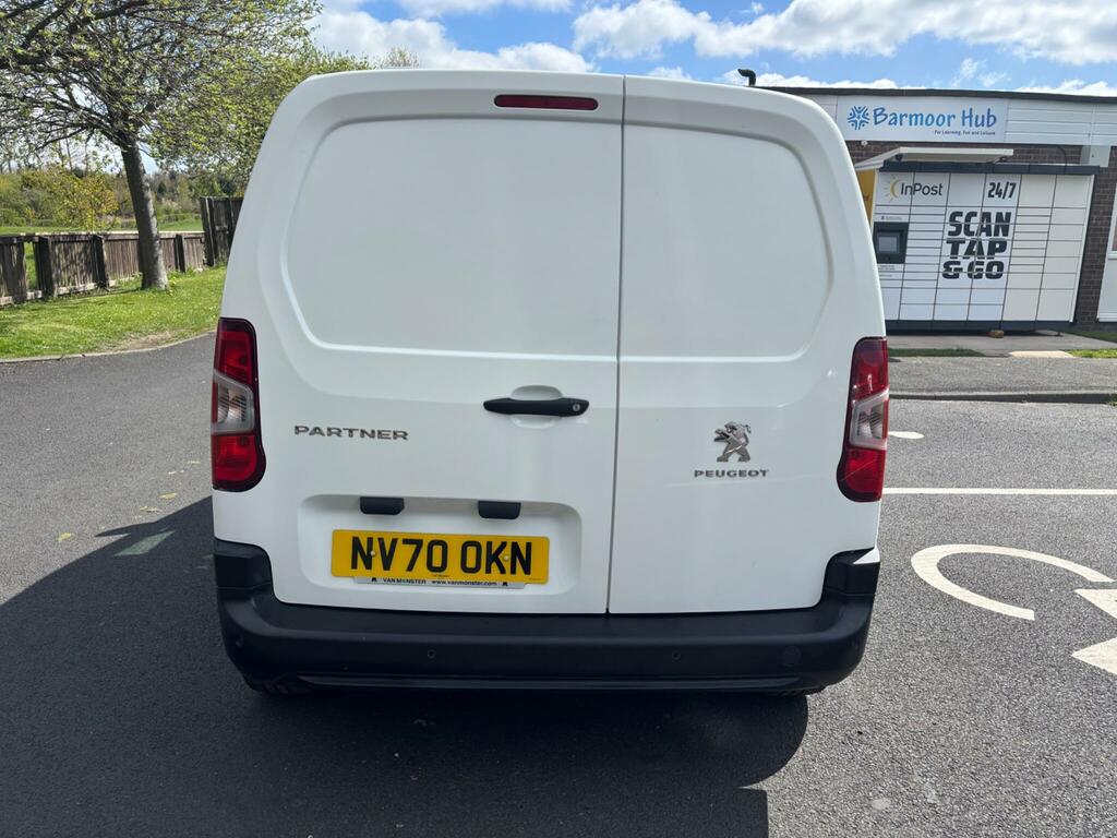 Peugeot Partner 1.5 Bluehdi 1000 Professional Standard Panel Van S NV70OKN White #6