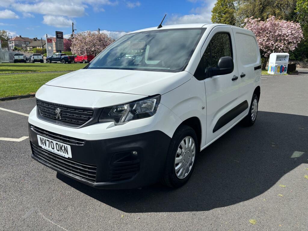 Peugeot Partner 1.5 Bluehdi 1000 Professional Standard Panel Van S NV70OKN White #3