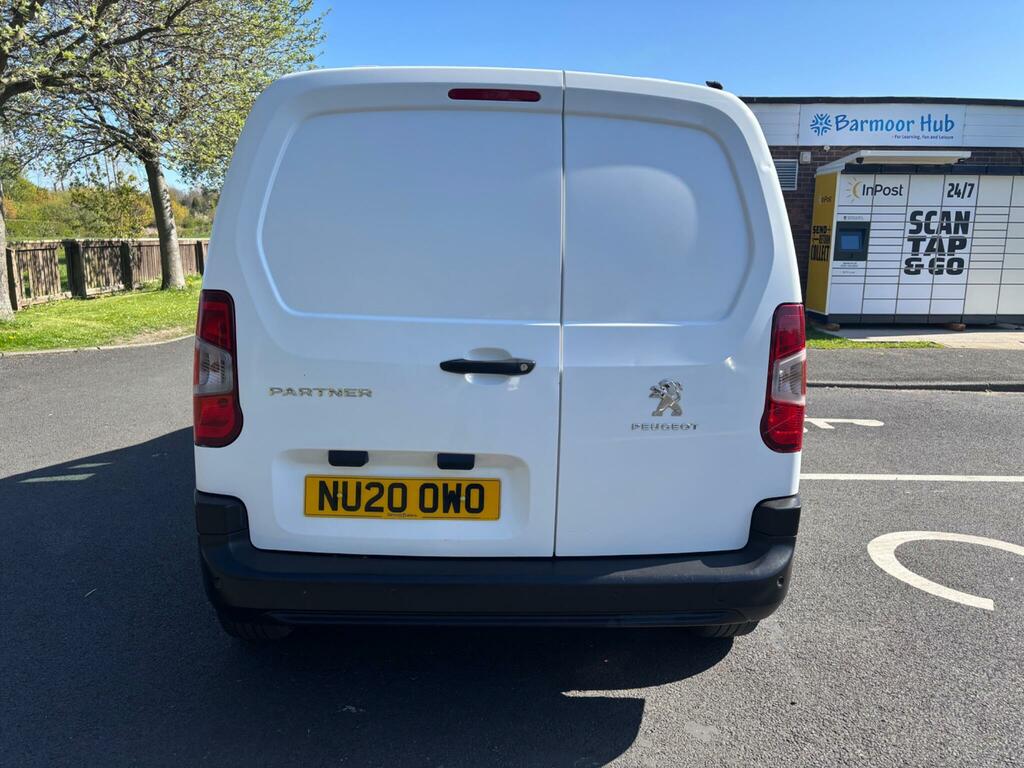 Peugeot Partner 1.5 Bluehdi 1000 Professional Standard Panel Van S NU20OWO White #6