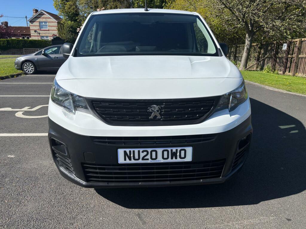 Peugeot Partner 1.5 Bluehdi 1000 Professional Standard Panel Van S NU20OWO White #2