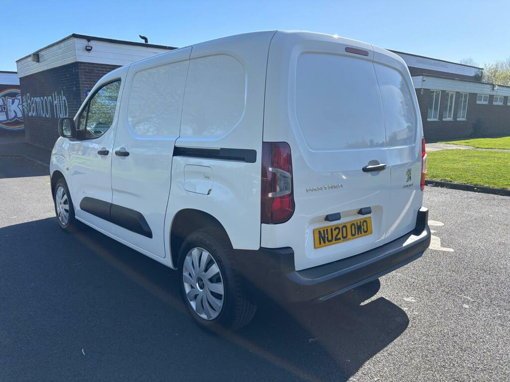 Peugeot Partner 1.5 Bluehdi 1000 Professional Standard Panel Van S NU20OWO White #5
