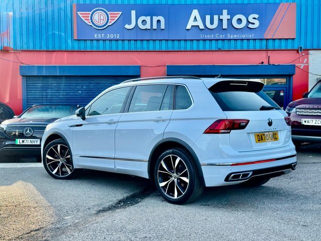 Volkswagen Tiguan 2021 2.0 Tdi R-line Dsg 4Motion Euro 6 Ss DA70OKC White #2