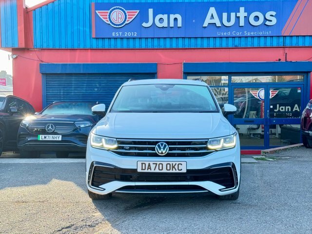 Volkswagen Tiguan 2021 2.0 Tdi R-line Dsg 4Motion Euro 6 Ss DA70OKC White #4