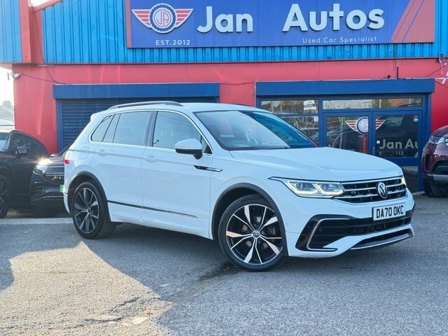 Volkswagen Tiguan 2021 2.0 Tdi R-line Dsg 4Motion Euro 6 Ss White