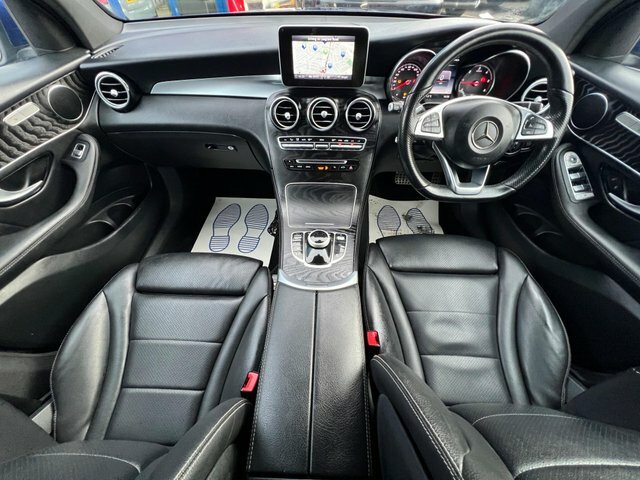 Mercedes-Benz GLC Class 2018 2.1 Glc220d Amg Line G-tronic 4Matic Euro 6 LR18BWN Blue #3