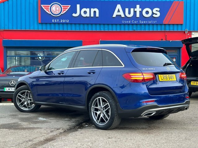 Mercedes-Benz GLC Class 2018 2.1 Glc220d Amg Line G-tronic 4Matic Euro 6 LR18BWN Blue #2